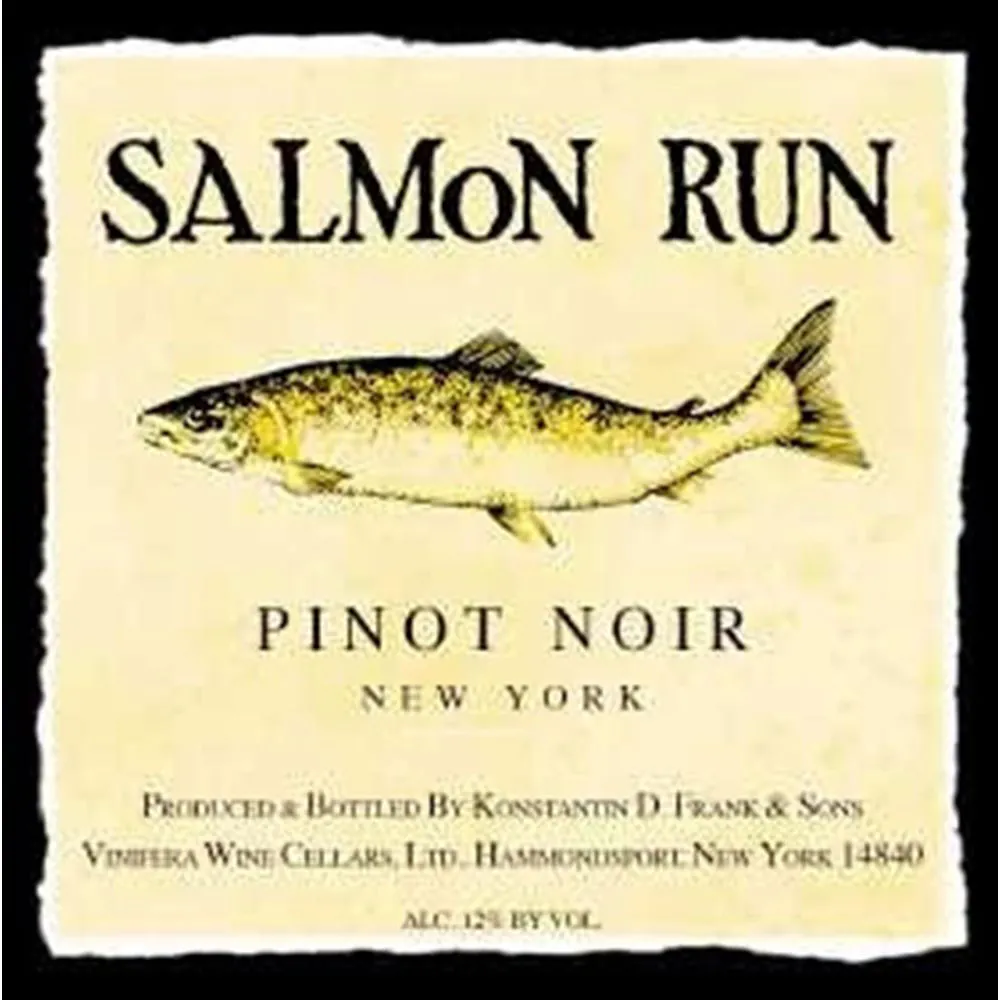 Salmon Run Pinot Noir Bottle