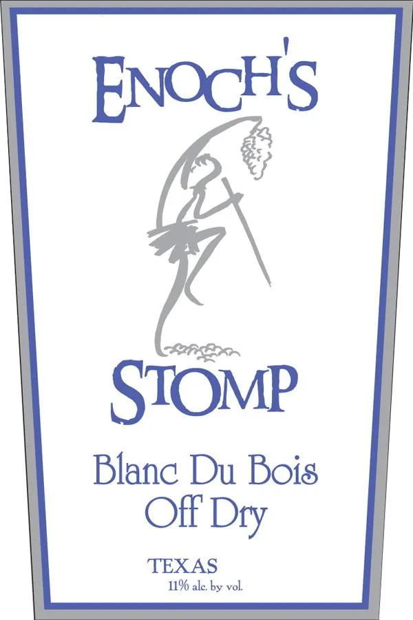 Off Dry Blanc Du Bois Bottle