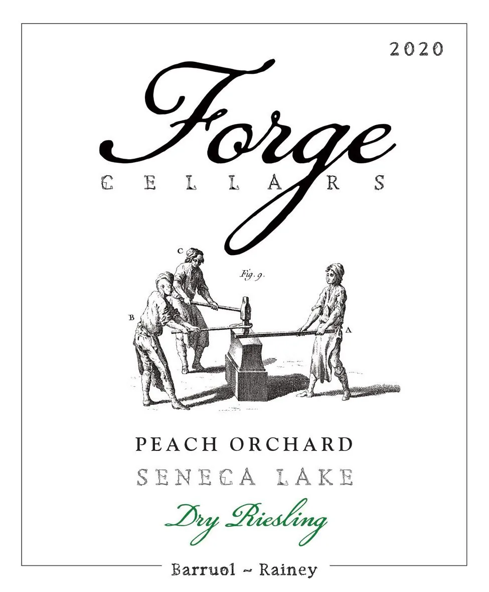 Peach Orchard Dry Riesling Bottle