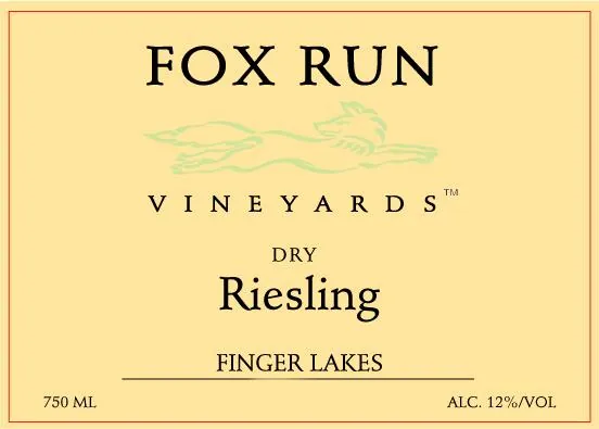 Dry Riesling Bottle