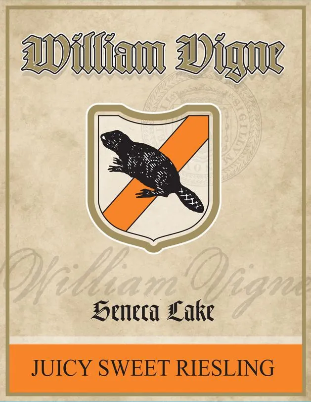 William Vigne Sweet Riesling Bottle