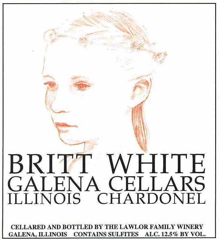 Britt White Chardonel Bottle