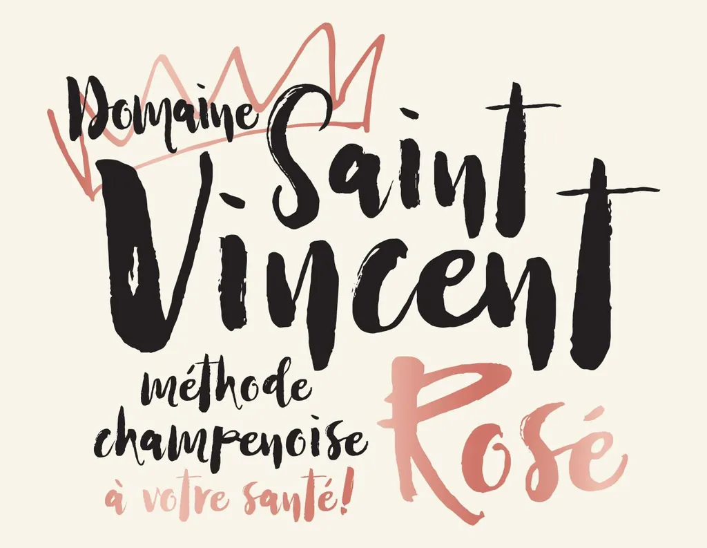 Domaine Saint Vincent Brut Rose Bottle