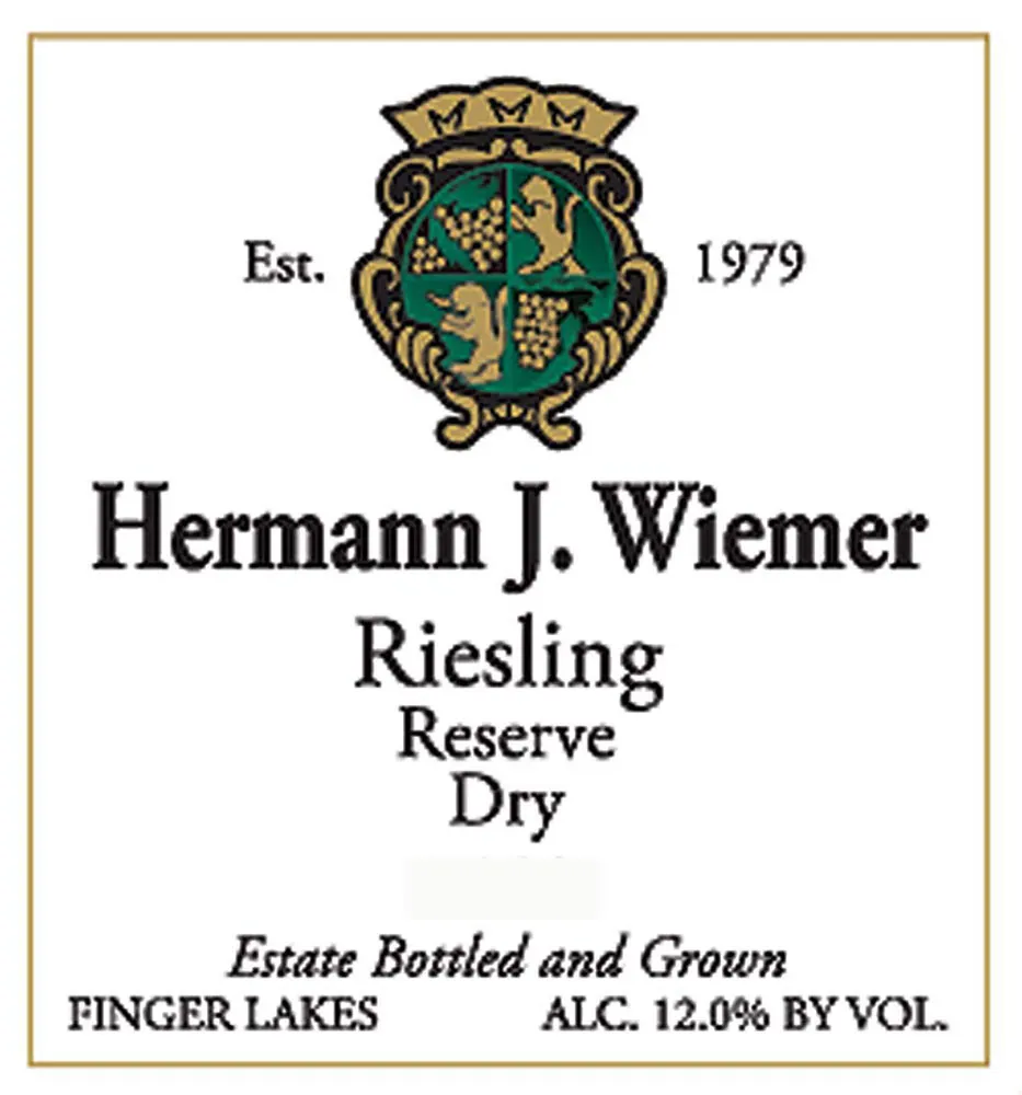 Dry Reserve Riesling Bottle