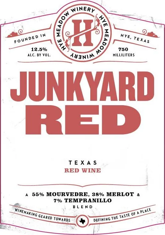 Junkyard Red Bottle