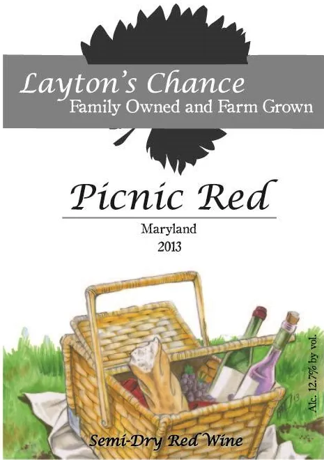 Picnic Red Bottle