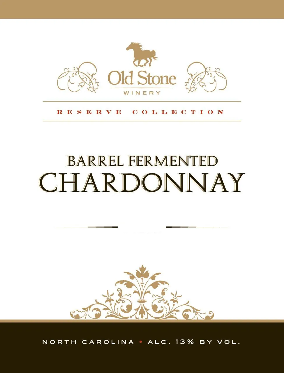 Barrel Fermented Chardonnay Bottle