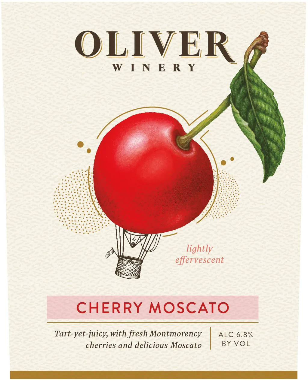 Cherry Moscato Bottle