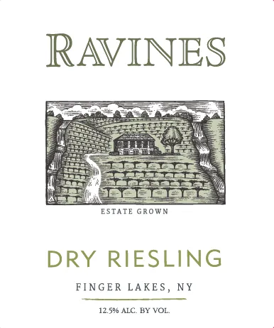 Dry Riesling Bottle