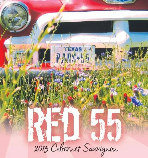 Miranda Lambert Red 55 Cabernet Sauvignon Bottle