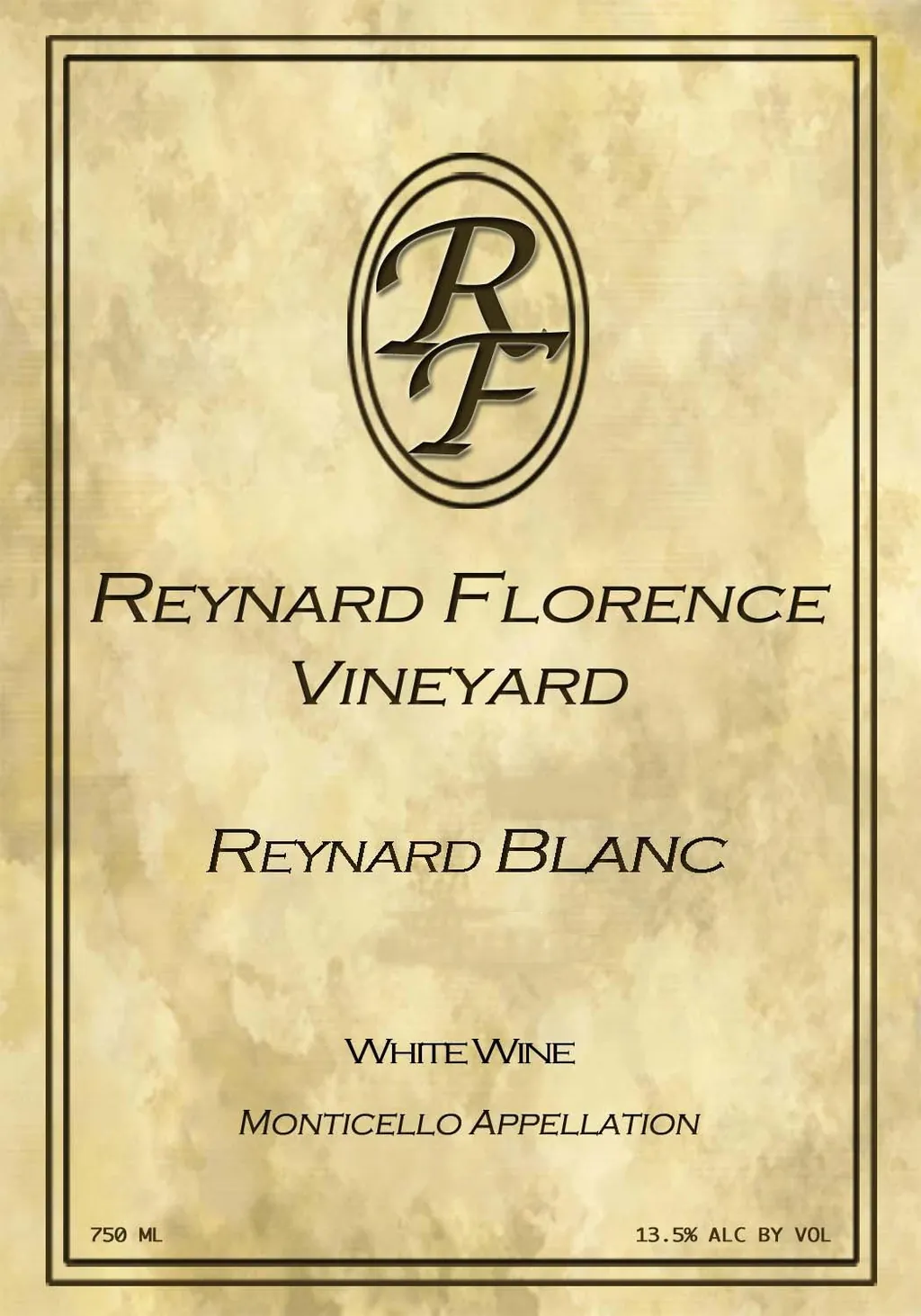 Reynard Blanc Bottle