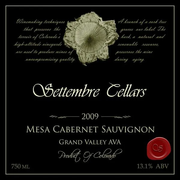 Mesa Cabernet Sauvignon Bottle