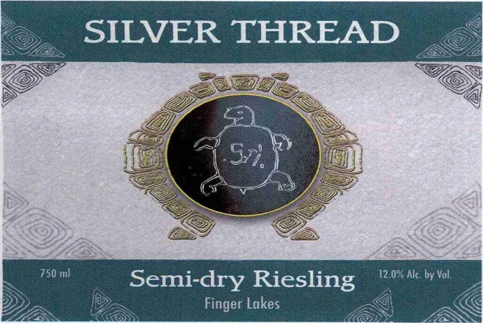 Semi-Dry Riesling Bottle