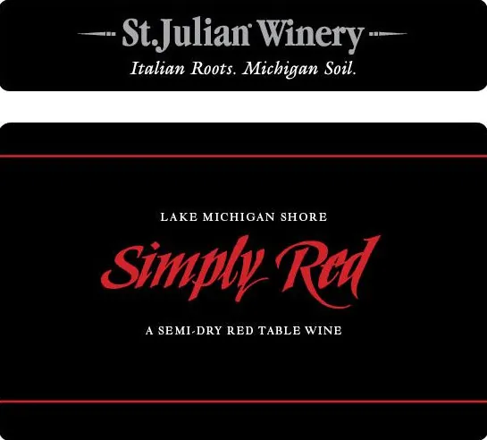 Michigan Simply Red Bottle