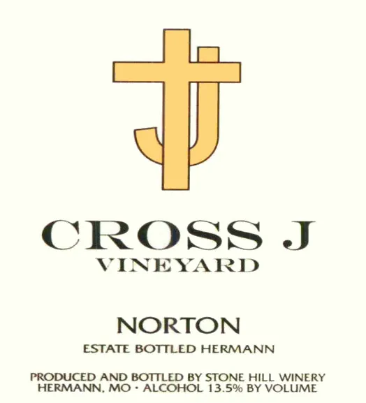Cross J Vineyard Norton Bottle