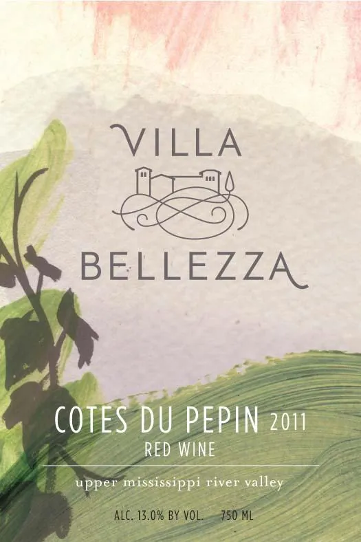 Upper Mississippi Valley Cotes du Pepin Red Bottle