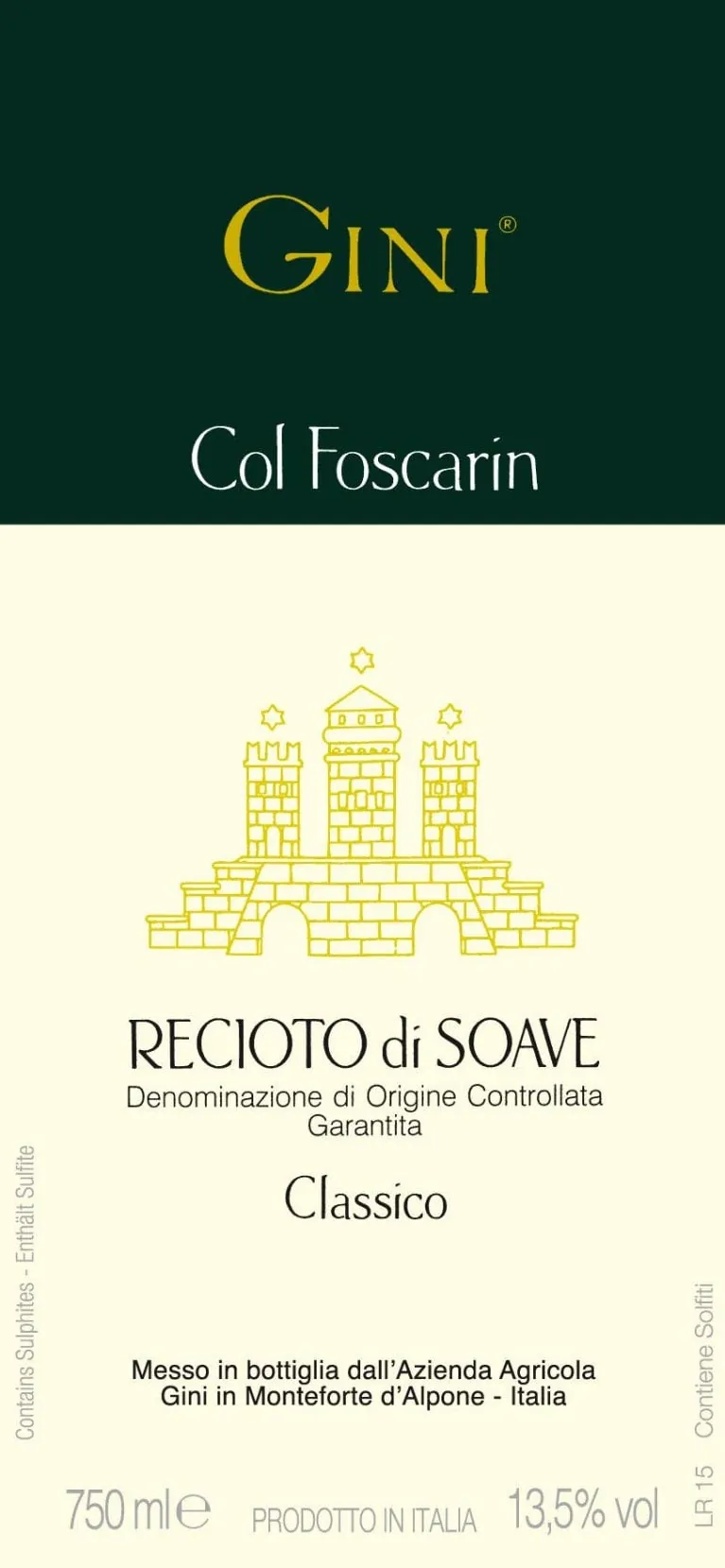 Recioto Di Soave Col Foscarin Bottle