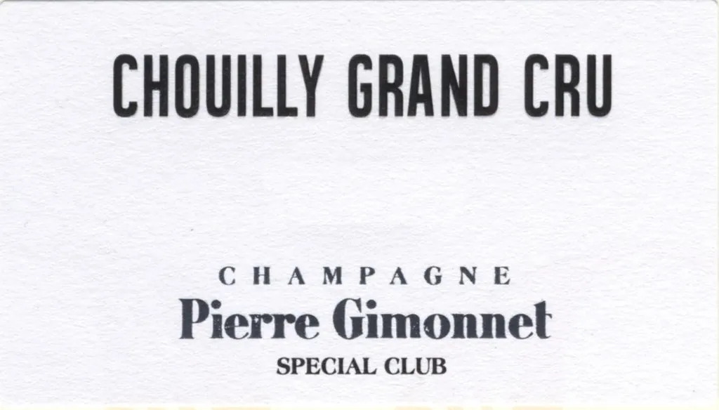 Special Club Chouilly Grand Cru Brut Blanc De Blancs Bottle