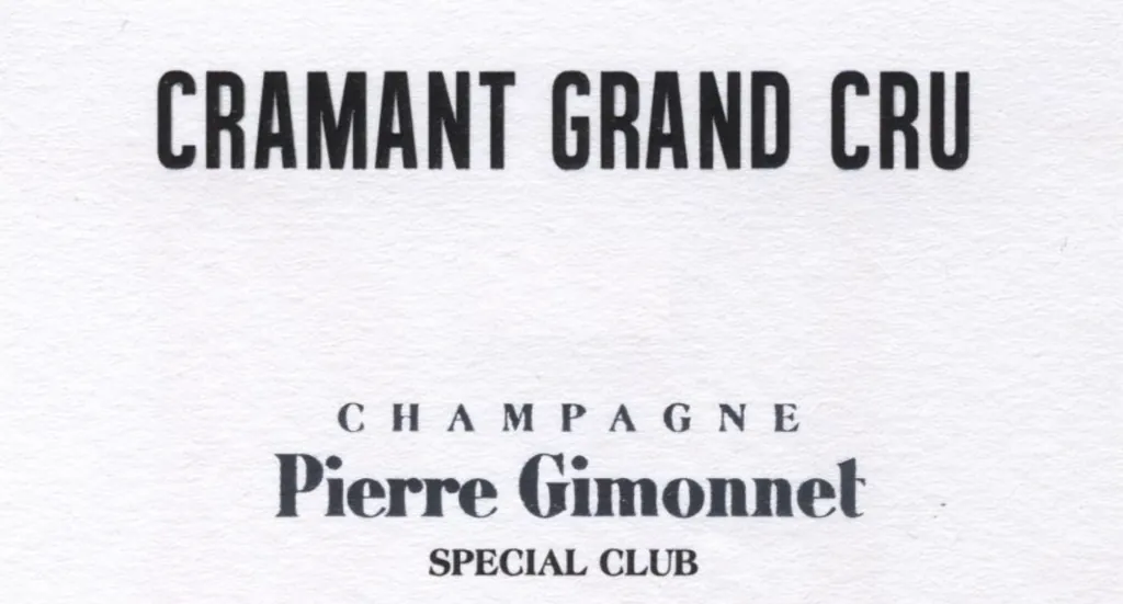Special Club Cramant Grand Cru Brut Blanc De Blancs Bottle
