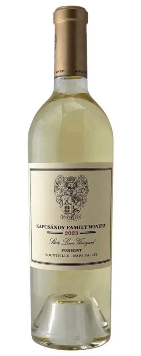 Kapcsandy Familyry Furmint State Lane Vineyard Bottle