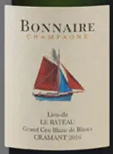 Extra Brut Blanc de Blancs Le Bateau Bottle