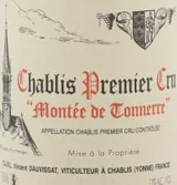 Chablis 1er cru Montée de Tonnerre Bottle