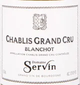 Chablis Blanchot Grand Cru Bottle
