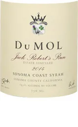 Jack Robert's Run Syrah Bottle