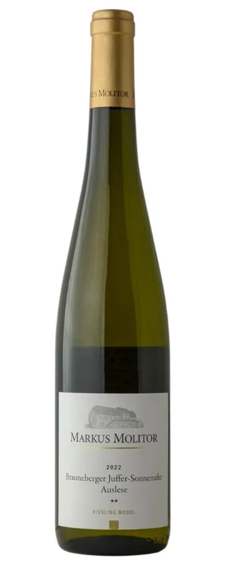 Brauneberger Juffer Sonnenuhr Riesling Auslese Gold Capsule Bottle