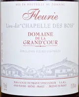 Fleurie "Chapelle des Bois" Bottle