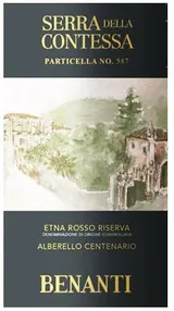 Etna Rosso Riserva Serra della Contessa Particella 587 Bottle