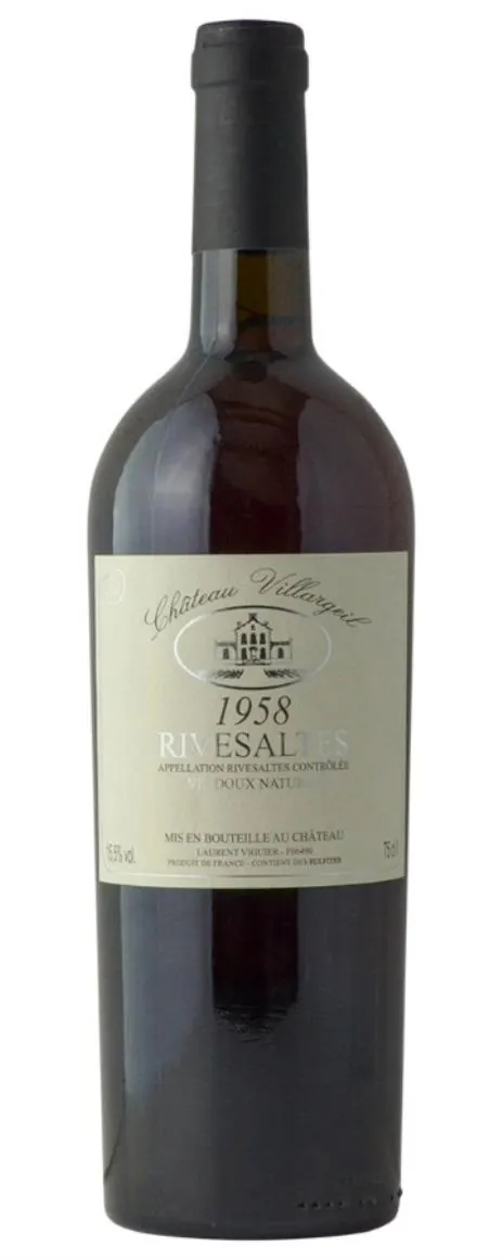 Rivesaltes Vin Doux Naturel Bottle