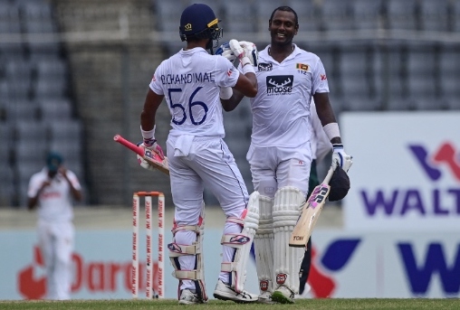 BAN vs SL | 2nd Test Day 4 | Angelo Mathews whips 13th Test ton; Dinesh Chandimal smacks 12th hundred