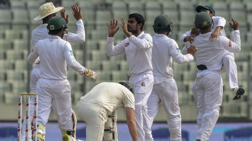 BAN vs ZIM | Day 3 - Hosts seize control after Zimbabwe collapse courtesy Shakib, Mehidy