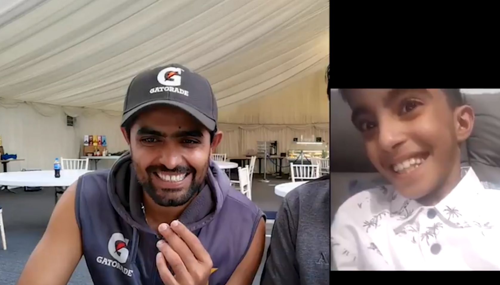 Watch: Babar Azam’s virtual interaction with Pakistan’s special fan is adorable