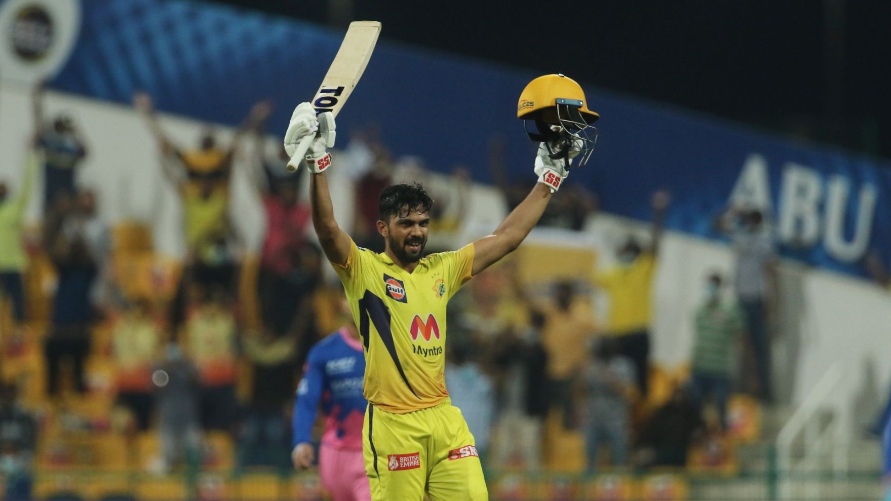 RR vs CSK | Ruturaj Gaikwad reaches maiden IPL hundred with a six off the last ball