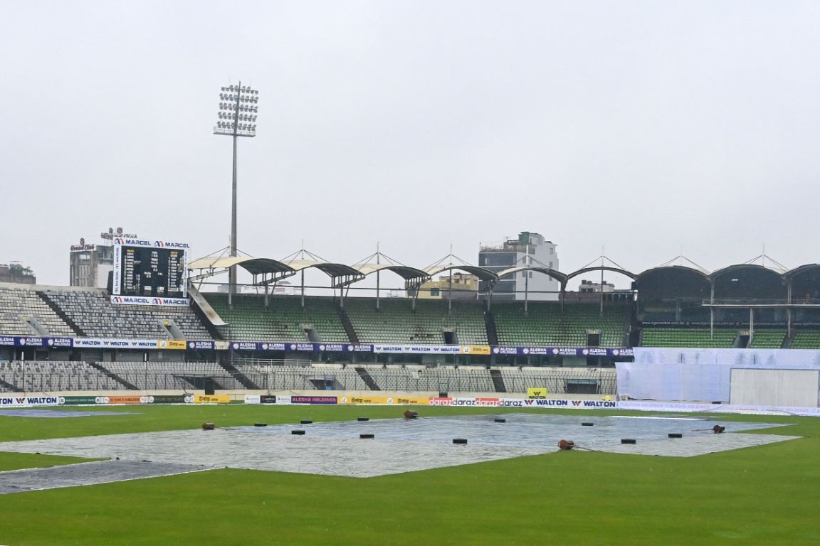 BAN vs PAK | 2nd Test: Rain washes the entire third day's play in Dhaka