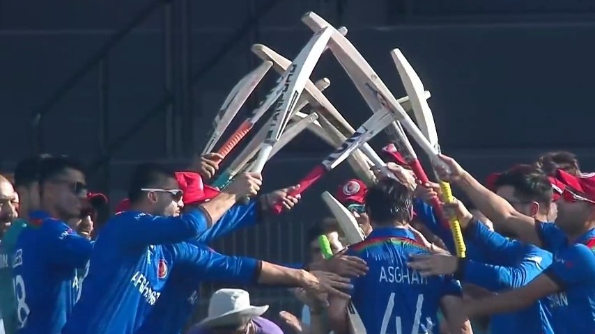 T20 World Cup | Emotional Asghar Afghan receives guard of honour from teammates, Namibia