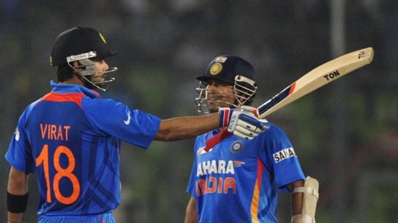 How about having both of us in one team: Tendulkar on better player between him & Virat Kohli 