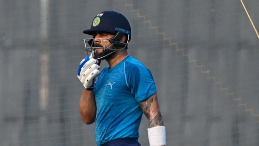 Virat Kohli back in training ahead of Mumbai Test