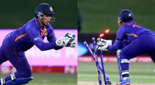 ICC Women's CWC 2022 | IND-W vs PAK-W | Richa Ghosh pulls off a spectacular stumping in win over Pakistan