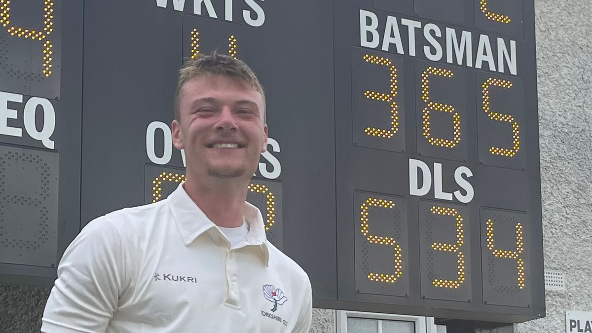 Finlay Bean, Yorkshire’s 2nd XI batter scores 441 runs against Nottinghamshire