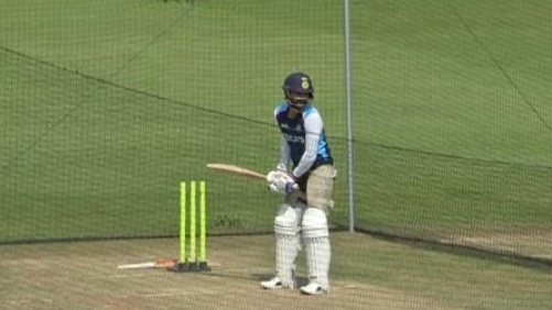 Virat Kohli recovers from back pain, sweats it out on centre wicket in Durham