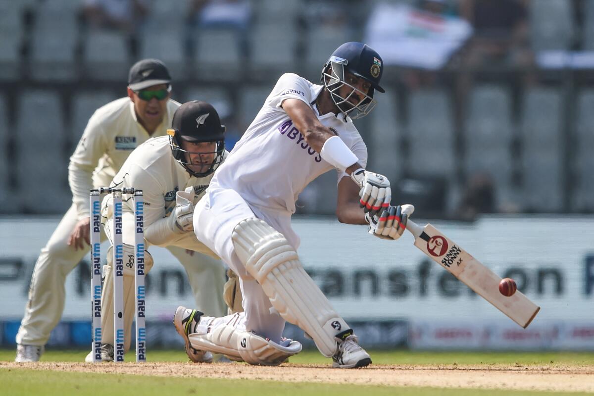 IND vs NZ | 2nd Test, Day 2: Axar Patel hits first Test fifty to propel India past 300