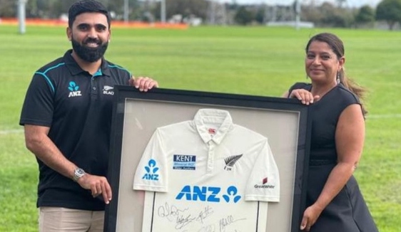 Ajaz Patel to auction off his 10-wicket-haul jersey for children's hospital