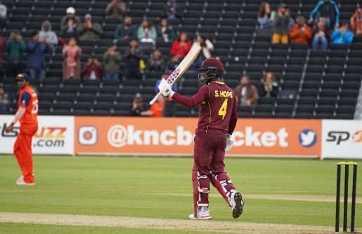 NED vs WI | Shai Hope hits 11th ODI century as West Indies take 1-0 lead