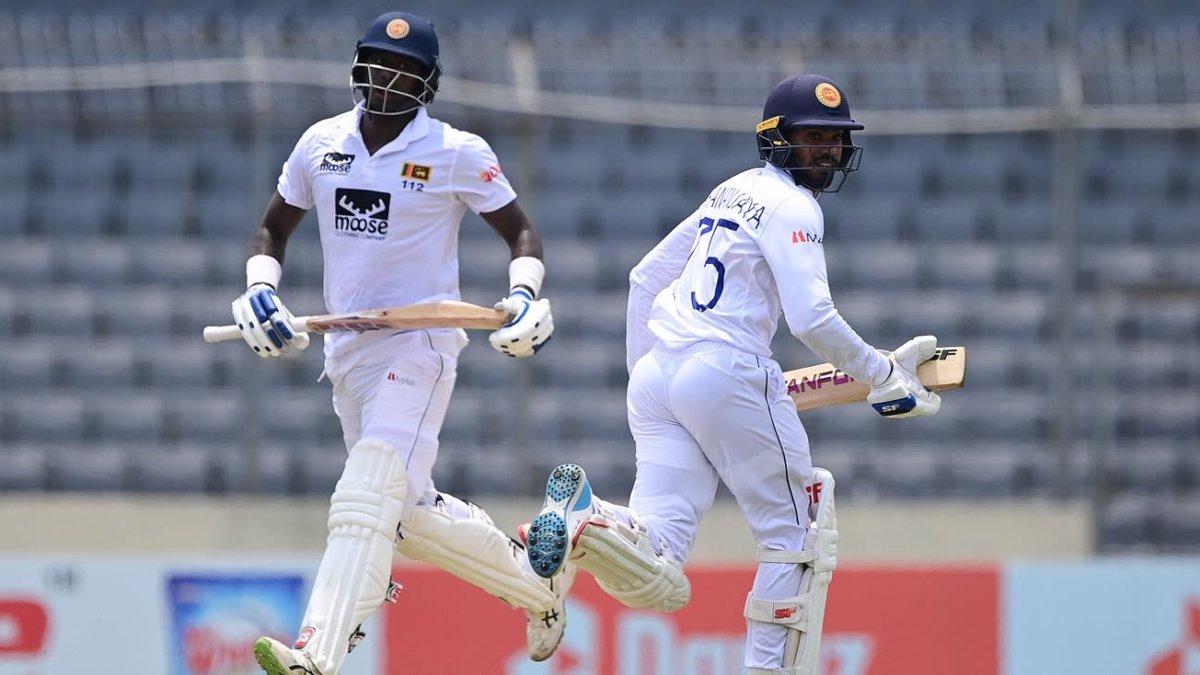 BAN vs SL | 2nd Test Day 3 | Mathews, de Silva lends support after Bangladesh takes the early charge