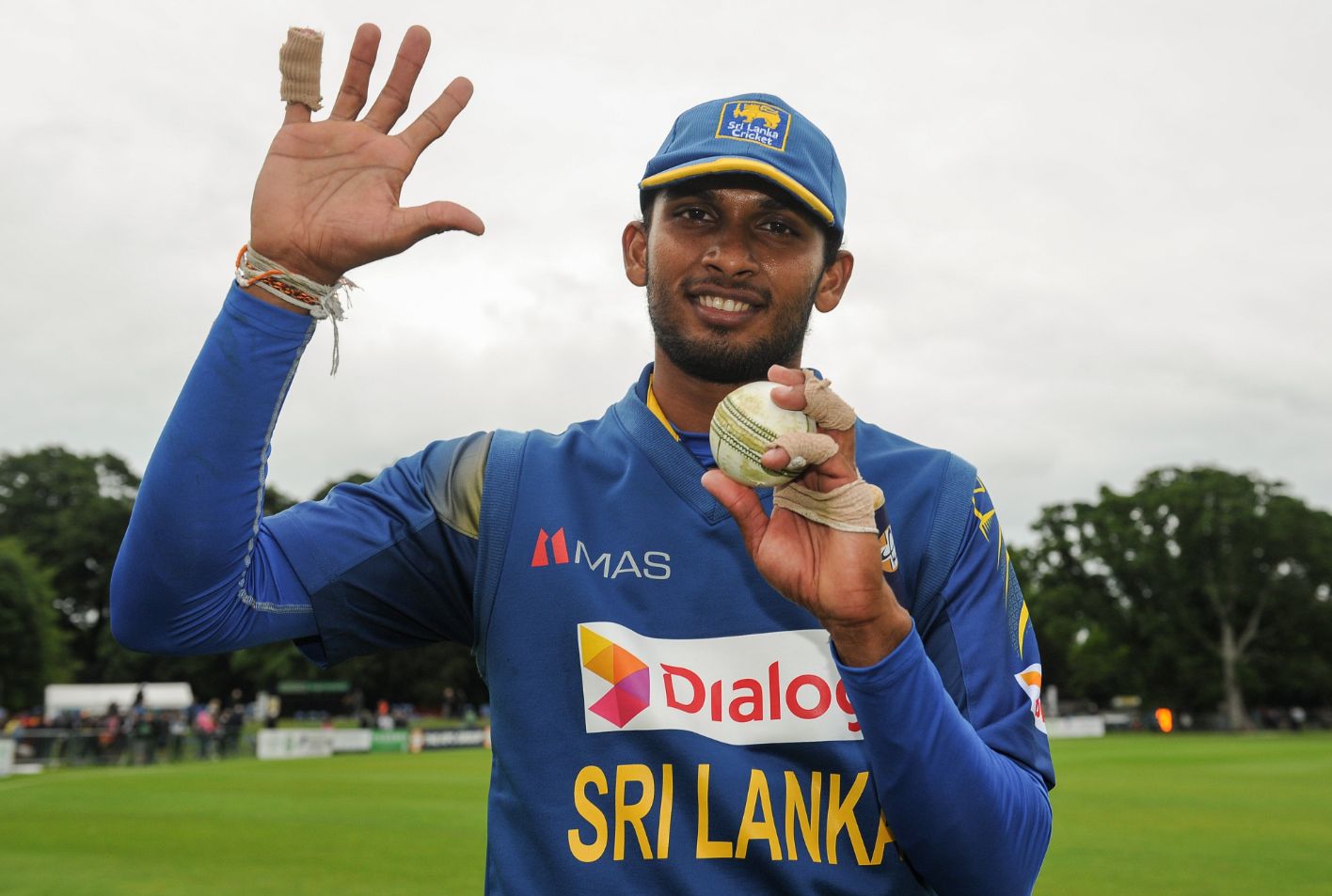 Dasun Shanka to lead Sri Lanka against India in Perera's absence, fast bowler Lahiru Kumara returns
