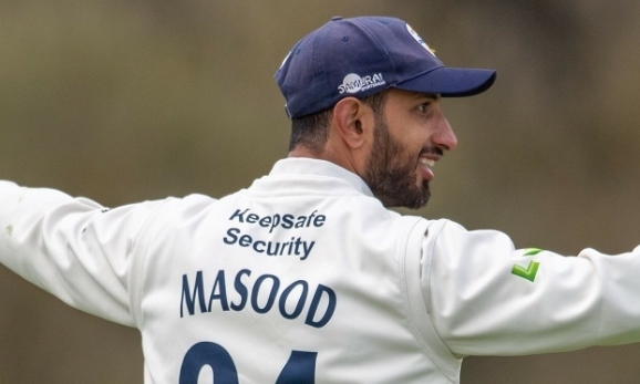 Masood becomes first ever Pakistani to score consecutive double hundreds in County