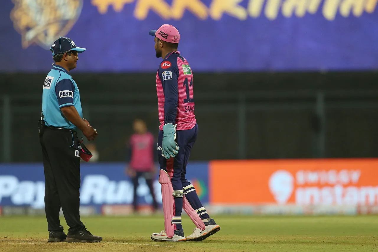 IPL 2022 | Another umpiring howler leaves Sanju Samson in disbelief